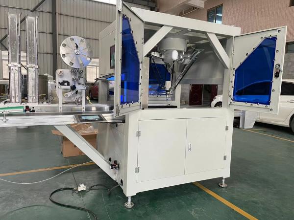 65-75 Packs Automatic robot wet wipes capping machine 