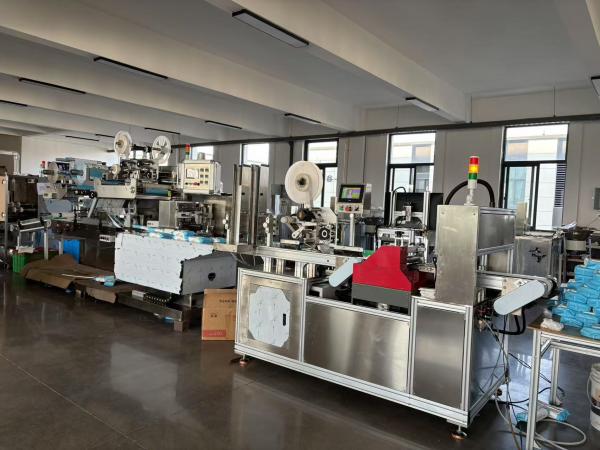 Successfully completed the trial run of the baby wet wipes production line from a Korean customer