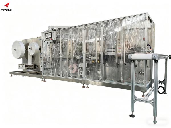 Fully automatic high speed wet wipes manufacturing machine