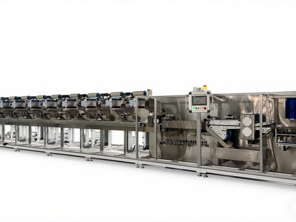 12 lines fully automatic baby wet wipes left and right single roll automatic splicing mechanism production line