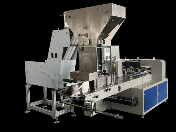 Automatic group bulk PP PLA plastic tube straw packing machine