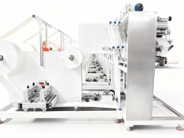 The order for the baby wet wipes production line from an Azerbaijani customer is being assembled in an orderly and tight manner