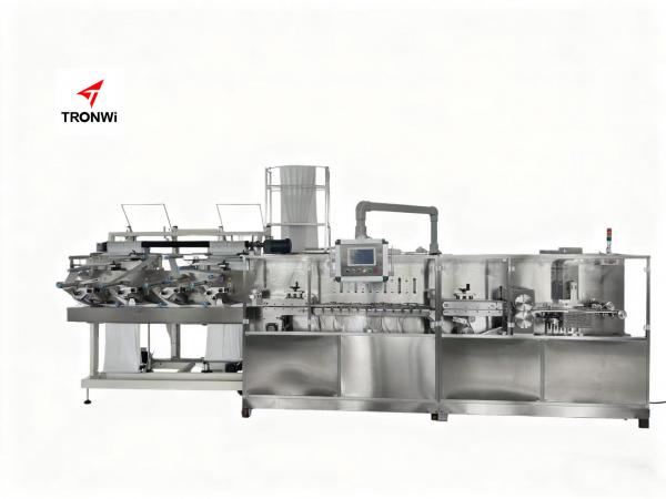 4-Lane baby wet tissue folding machines and disposable single-piece towel packaging machines were sent to a customer in Vietnam